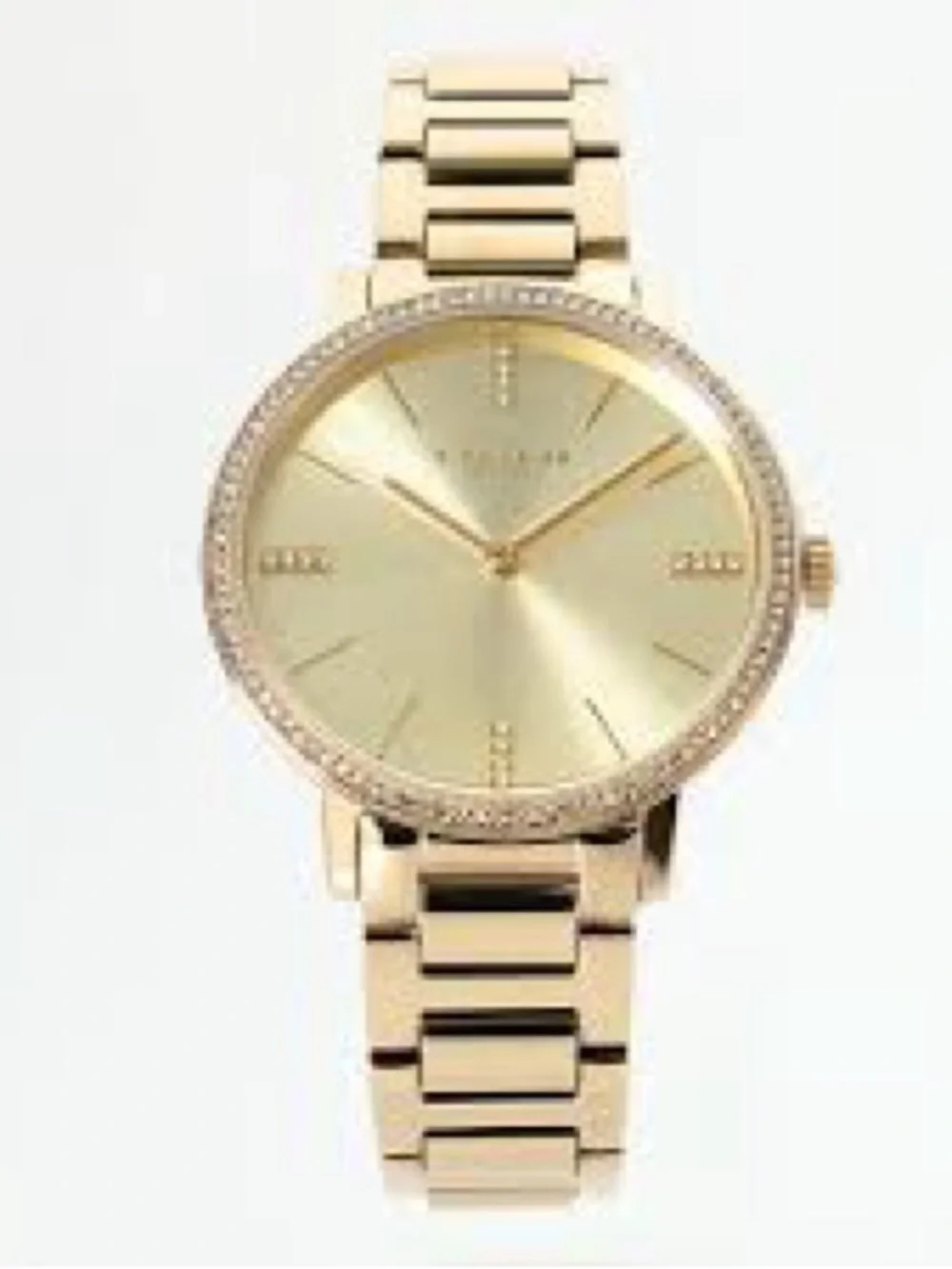 Coach Gold Tone Bracelet Watch with Champagne Dial